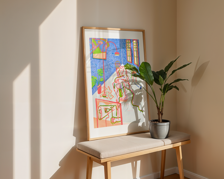 Sidelines Art Print