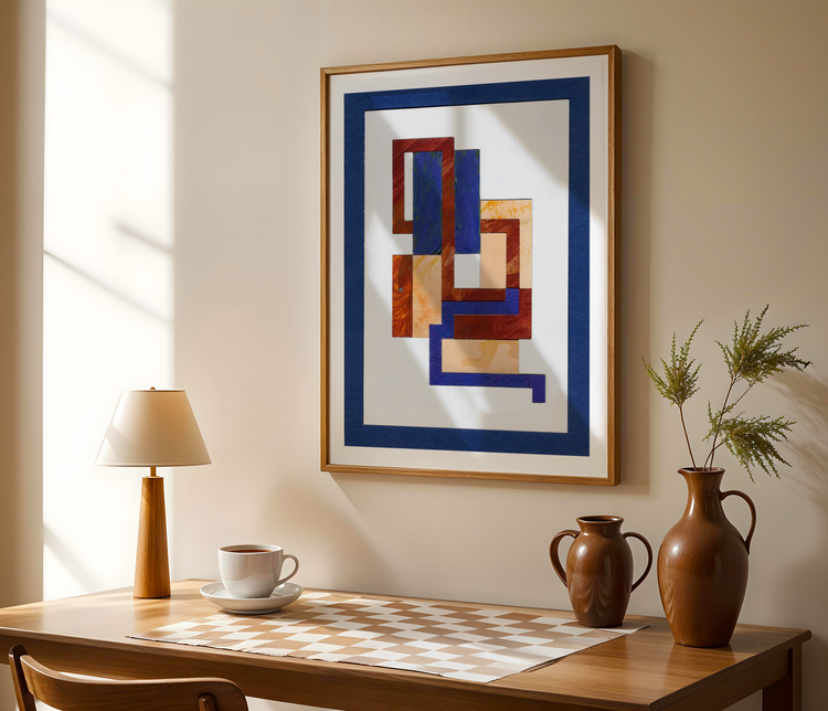 Equilibrium in Paper Collage Art Print