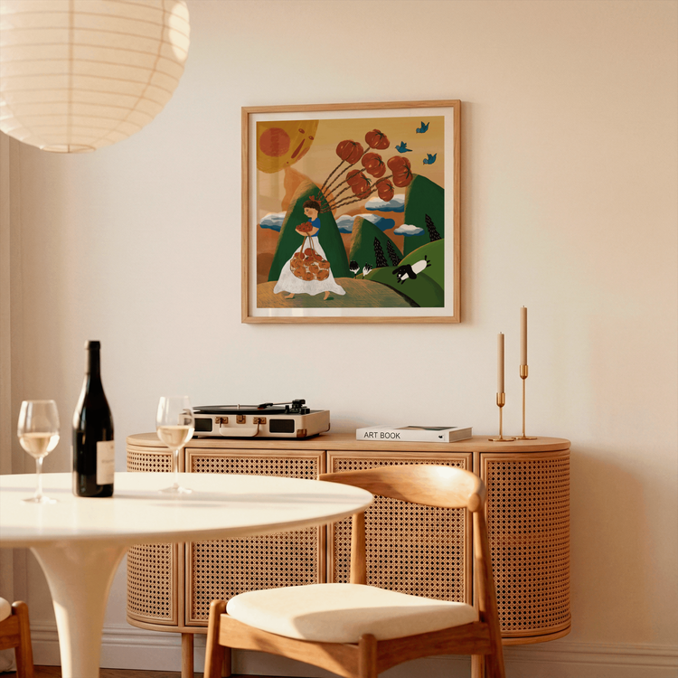 The Tomato Girl Art Print