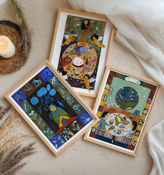 Triplet Wall Art Set - Lilian Sim