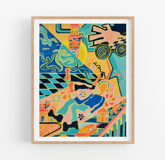 And they say WE'RE on acid Art Print