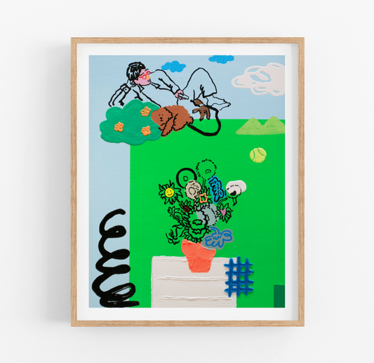 The Green We Shared Art Print