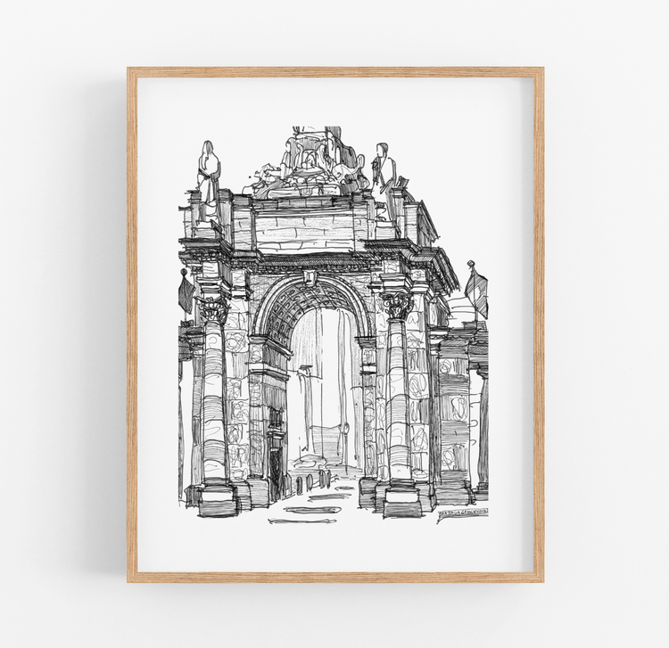Exhibition Art Print