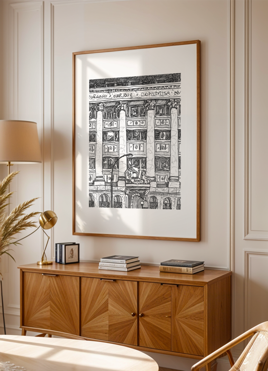 Harbour 60 Art Print