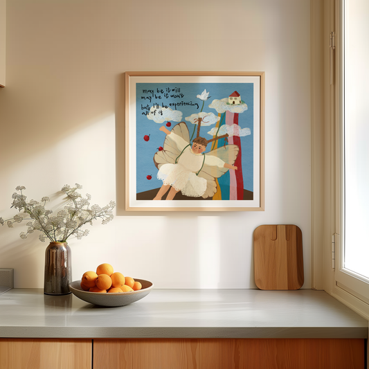 May Be It Will Art Print