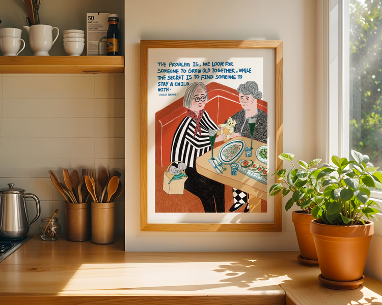 Staying A Child Print