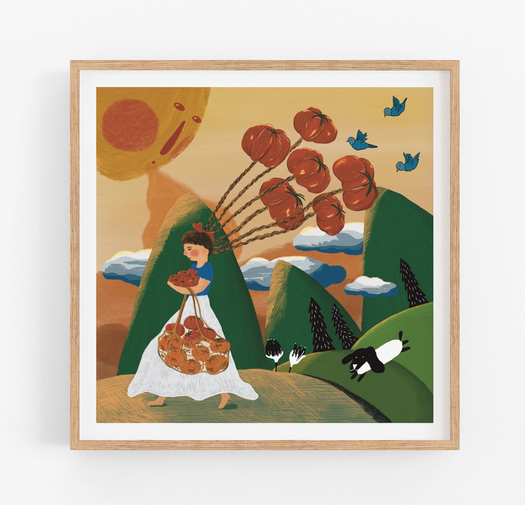 The Tomato Girl Art Print