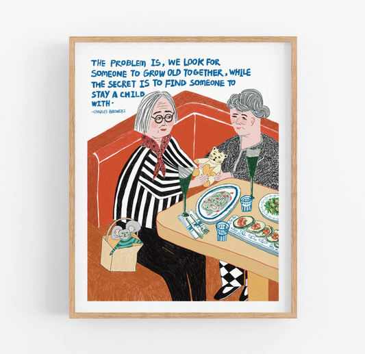 Staying A Child Print