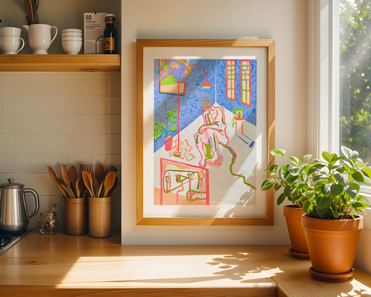 Sidelines Art Print