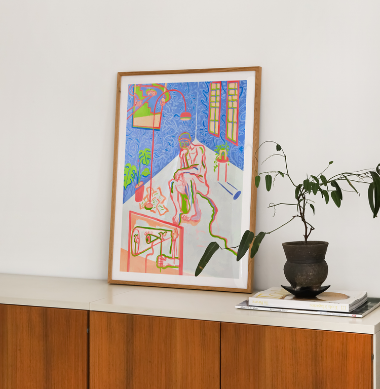 Sidelines Art Print