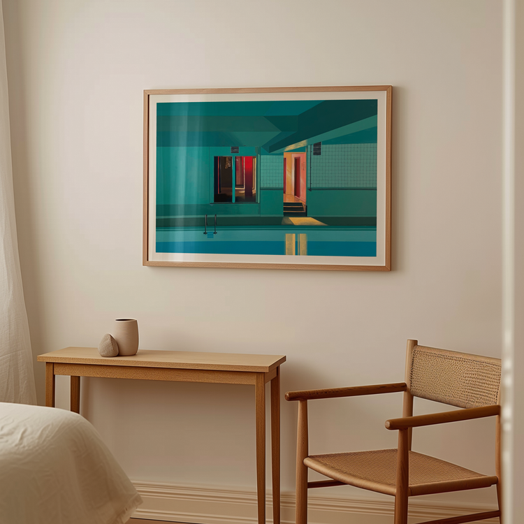 Swim Hour Art Print